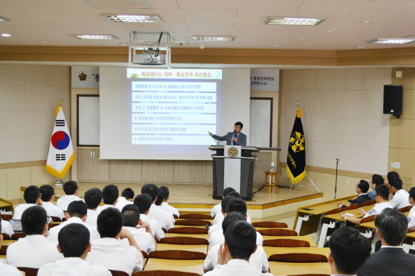 Sangju-si (Gyeongbuk-do) Municipal Chapter holds lecture session on   unification for college students