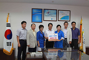 Icheon-si (Gyeonggi-do) Municipal Chapter donates goods worth 3 million won for local flood victims