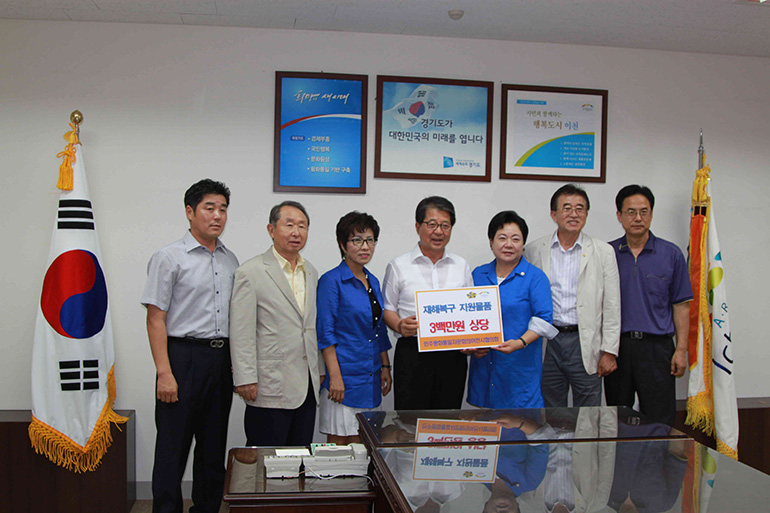 Icheon-si (Gyeonggi-do) Municipal Chapter donates goods worth 3 million won for local flood victims