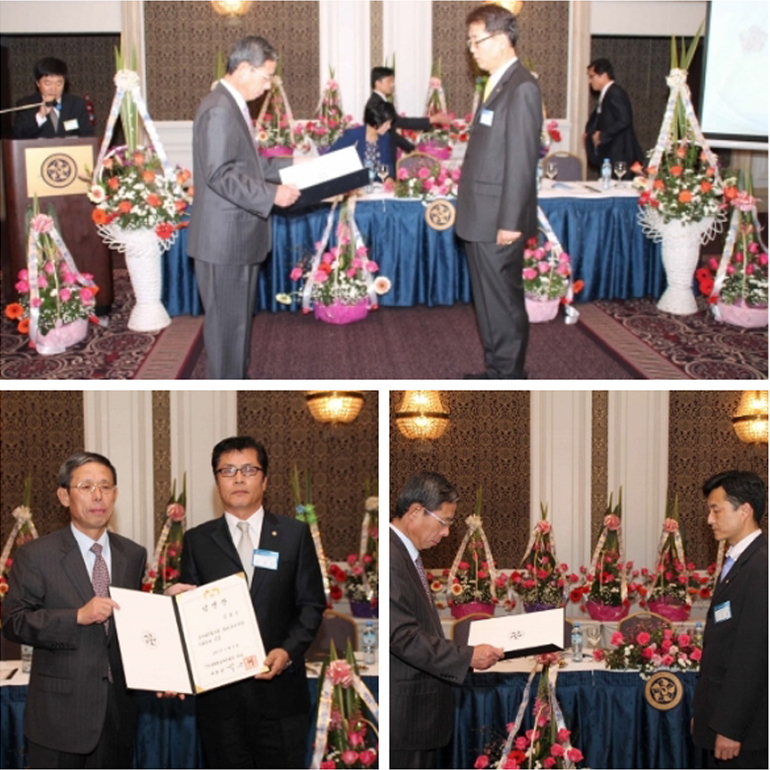 Presenting the Letter of Designation to the municipal chapter head, branch chapter head, and secretary