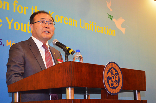 Opening Speech by Oh Byung-moon, head of the Central America Caribbean Municipal Chapter